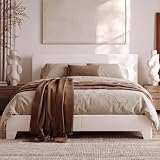 White Leather Bed Frame, Queen: Faux vs Genuine, Yellowing and How It Compares to Fabric and Oak