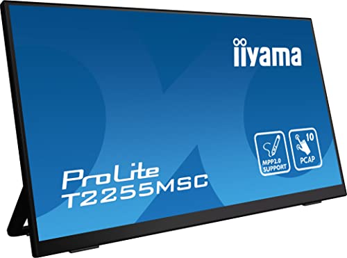 Monitor interactivo iiyama T2255MSC-B1 con panel táctil de 400 nits y tecnología MPP2.0 3
