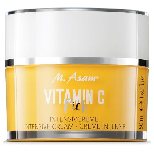 M. Asam Vitamin C Glow Feuchtigskeitscreme (50ml) – 24h Gesichtscreme mit Vitamin C Goldkomplex & Kurkuma für strahlend frische Haut, Tagescreme für intensive Feuchtigkeit