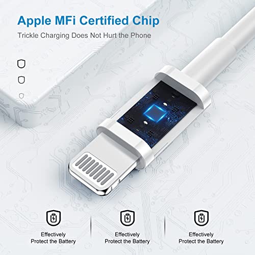 Image of iPhone Charger Fast Charging 10ft, Type C Charger Block and Long USB C to Lightning Cable Cord,USBC Wall Plug Power Adapter Cube for Apple iPhone 14 Pro Max /14 Plus /14 /13 /12 Mini /11 /XS Max /XR /iPad Air