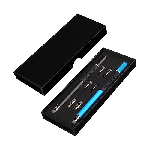 Lápiz táctil capacitivo de 8 unidades para pantallas de tablet y teléfono móvil en color negro