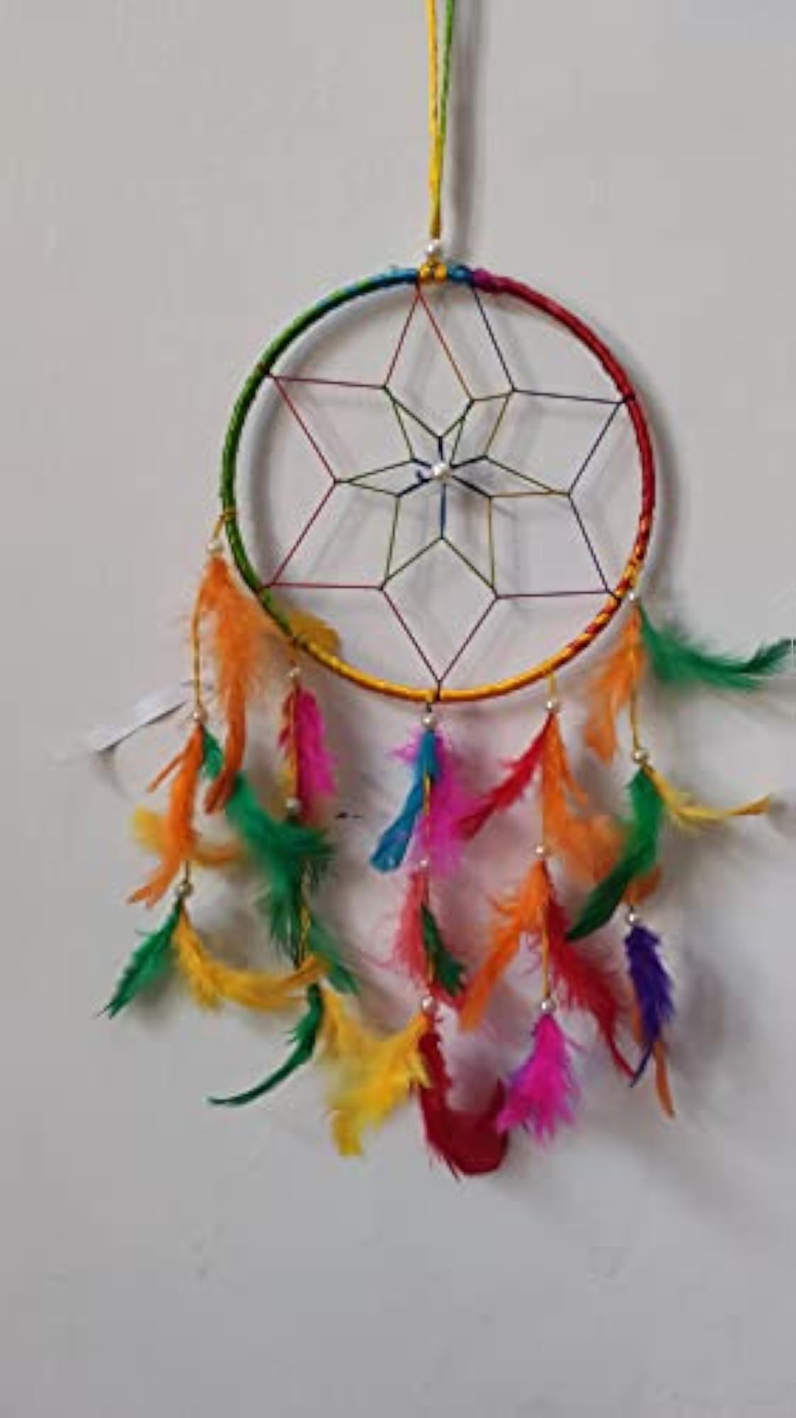 Macrame Wall Hanging Dream Catcher in Bohemian Style