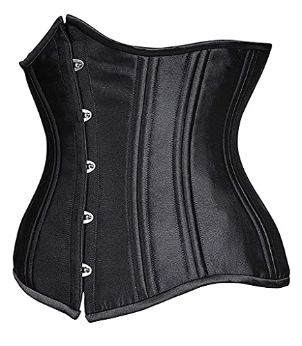 SHAPERX Women 24 Double Steel-Boned Longline Heavy Duty Waist Training Corsets Shaper2