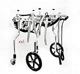 ★ El marco general de la silla de ruedas perro es de aleación de aluminio, que es de peso ligero, firme y duradero, el wheelswheelchair están dando ruedas y las ruedas son más flexible.After un desmontaje simple, la silla de ruedas se puede convertir en las dos rondas.