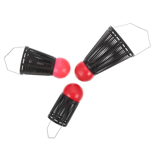 Abaodam 3Pcs Badminton Shape Fishing Bait Thrower Lightweight Portable Bait Cages for Fishing Accessories Durable Feeders for Baiting Various Fishing Environments