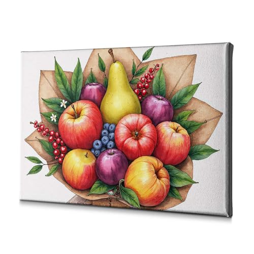 Toile déco fruits 30x40cm pour raviver un mur blanc et triste