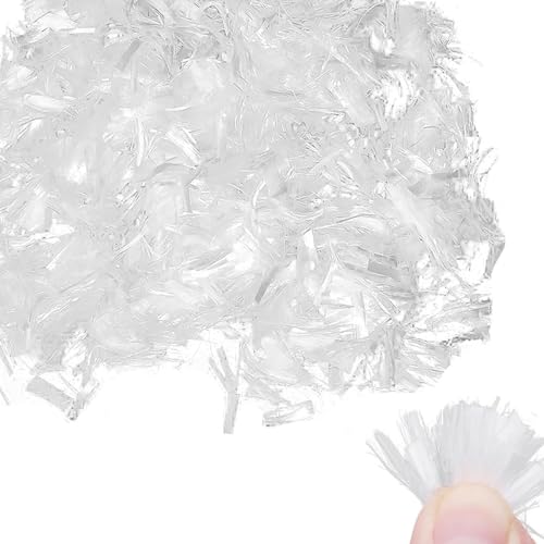 Polypropylen Fasern für Beton und Estrich, 1000g, 3mm, Glasfaser Armierung zur Rissvermeidung