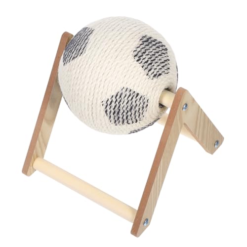 ERINGOGO 猫用 ッチボール ン 安定スド付き インタ ブな爪とぎおもちゃ 小型