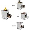 Camping Campfire Grill, Portable Folding Charcoal Grills, Backpacking BBQ Grill - View #10
