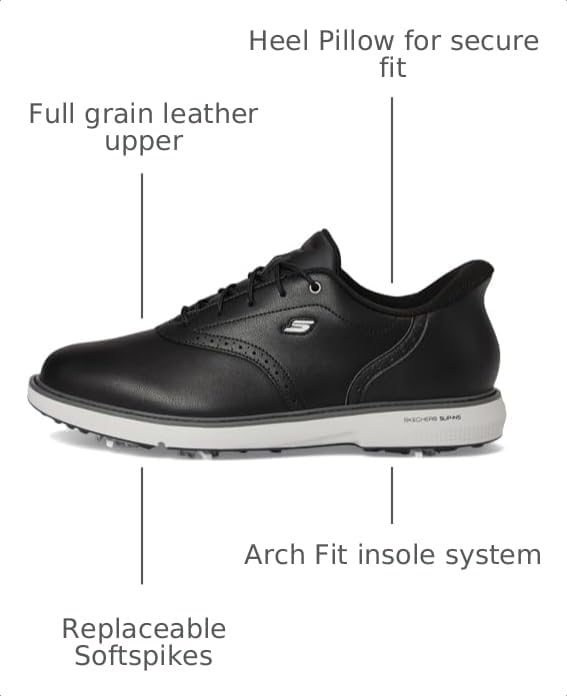 Image of Skechers GO GOLF Prestige Slip-in ArchFit Spiked Golf Shoe
