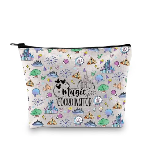 JYTAPP Makeup Bag Magic Magical Kingdom Gift Vacation Trip Gift Magic Mouse Family Trip Gift