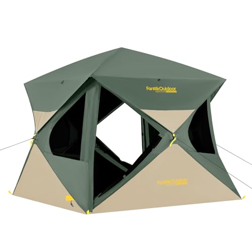 FanttikOutdoor Alpha C4 Ultra Camping Tent 4 Person Pop Up...