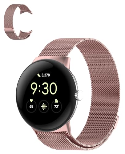 Correa de acero para Google Pixel Watch 4 de 45mm miniatura 1