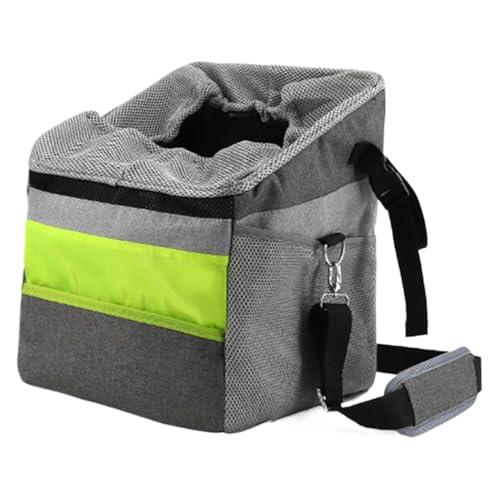 Cesta para Bicicleta para Perros - Cesta para Bicicleta para Perros | Portabicicletas para Perros | Bolsa de Transporte portátil para Perros de Viaje | Portabicicletas Transpirable con Lado para