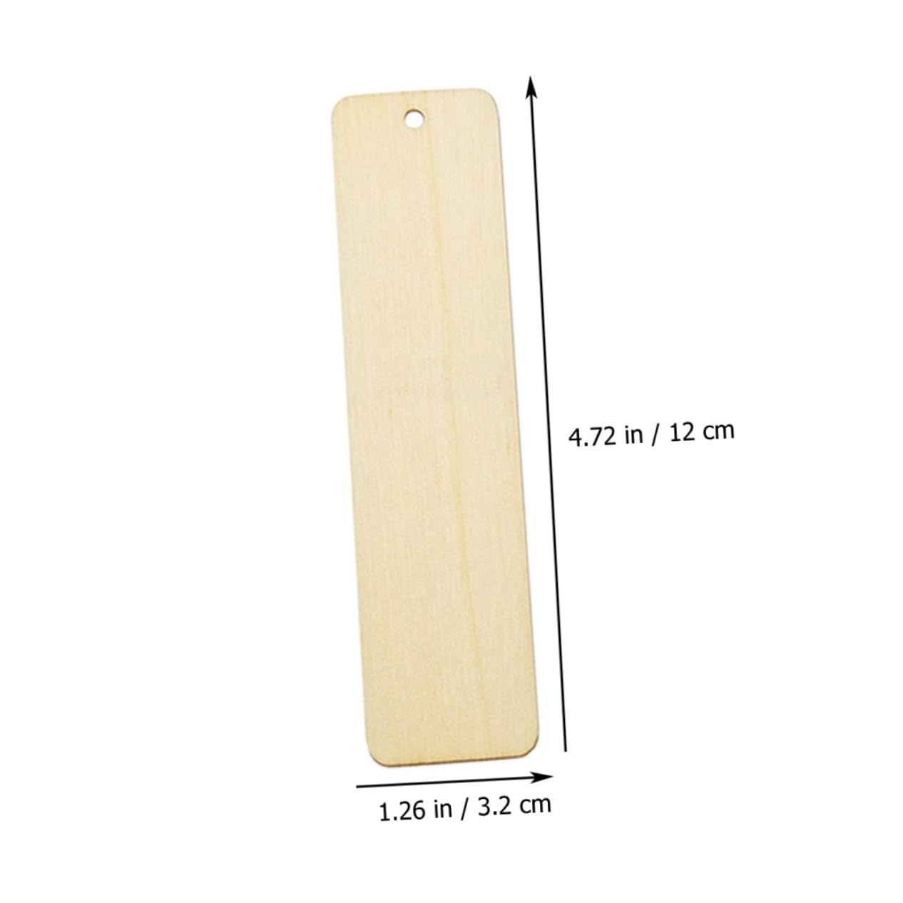 VILLCASE 5 Set segnalibro vuoto segnalibri di graffiti leggere i segnalibri home decor personalizzati decora adornare per gli studenti vuoti Di legno