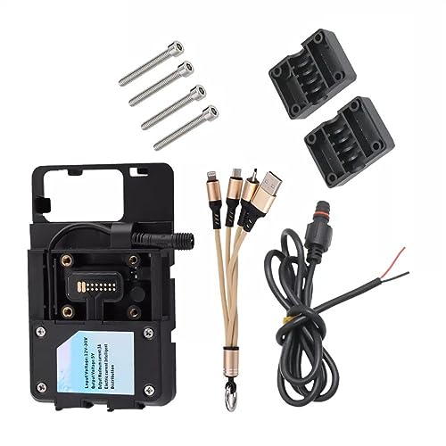Support GPS Kawasaki Ninja 400 charge sans fil guidon moto 2018-2022