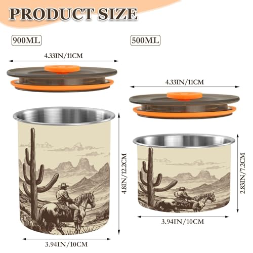 Envase Hermético para Café Acero Inoxidable 30oz miniatura 2