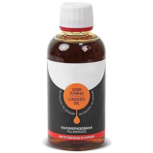 7 Artists Premium Leinöl Für Ölfarben 250ml Flasche Polymerisiert | Linseed Oil for Oil Paint - Leinöl Ölfarben Für Malen & Art