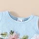 FYMNSI Baby M?dchen Prinzessin T?ll Kleid Mit Strickjacke 1. Geburtstag Outfit Kleinkinder Sommer Partykleid Fr?hling Festliches Festkleid Geburtstag Hochzeit Abendkleider Taufkleid Blau 18-24 Monate