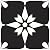 MORCART Upgraded 20PCS Peel and Stick Floor Tile, 7.87" x 7.87" Waterproof Vinyl Removable DIY Flooring for Bathroom, Kitchen, Bedroom, Stairs, Entryway