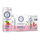 THIRSTY BUDDHA Sparkling Coconut Water with Grapefruit, No Added Sugar, Pure Coco Drink, Natural Fruit Flavour, Electrolytes & Nutrients-Rich, 12 Pack, (12/330ml)