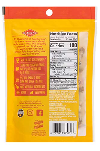 Image of Diamond of California Hot Honey Walnuts, 4 oz, 2 Pack