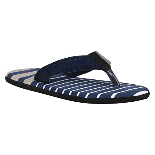 Image of Men's XY249 Blue Red Navy Green Orange Color Slippers