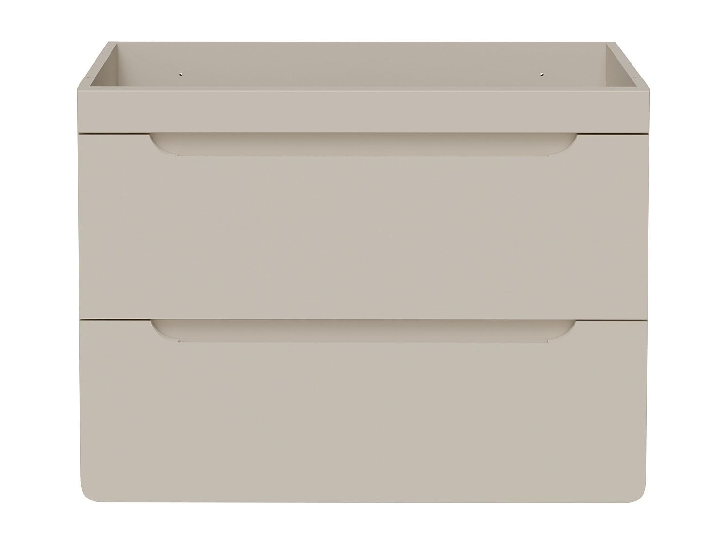 Vente-unique - Meuble sous Vasque Suspendu Coloris Beige – 80 cm – Aruba