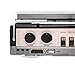 Riptunes Cassette Boombox, Retro Blueooth Boombox, Cassette Player and Recorder, AM/FM/SW-1-SW2 Radio-4-Band Radio, USB, SD, and Aux in, Black