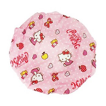 Hello Kitty Shower Cap: Pink Dot