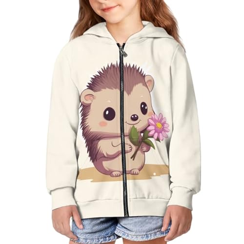 Zip Up Hoodies for Girls Boys Casual Long Sleeve Pullover Sweatshirt Kawaii Outfits4