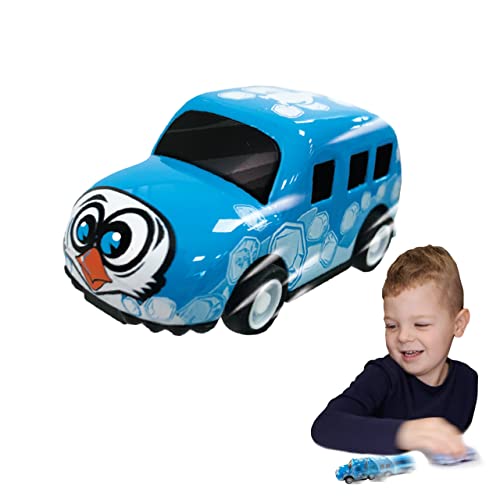 Deluxebase Cutie Critters - Pingüino Coche con Movimiento por Retroceso para niños. Coche de Juguete con Forma de Animal de la Antártida, es un fantástico Regalo con diseño de pingüino