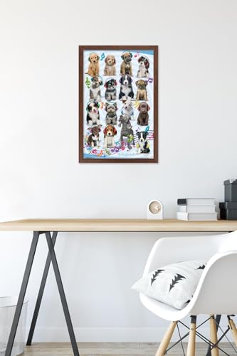 Poster Keith Kimberlin chiots cadeau idéal encadré - 6