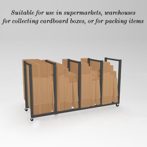 Support en carton pour bureau à domicile avec roues intégrées - 7