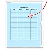 StoreSMART - Paperwork Organizers - 25-Pack - Clear Plastic - Heavy Duty - PF8511STC-25