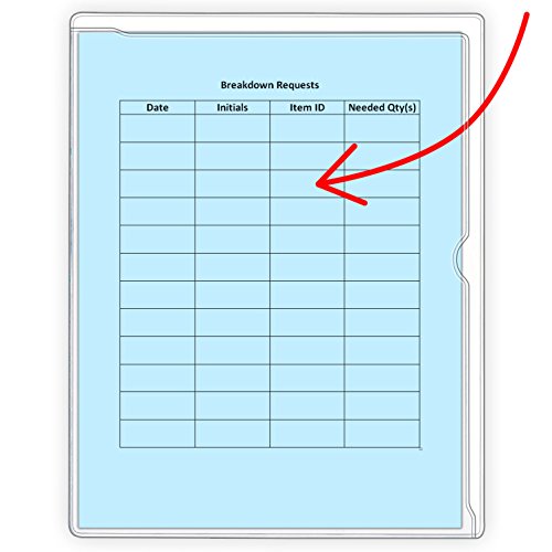 StoreSMART - Paperwork Organizers - 25-Pack - Clear Plastic - Heavy Duty - PF8511STC-25