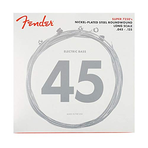 tF_[ Fender Bass Strings Nickel Plated Steel 5-STR 7250-5M 45-125 5GLx[X×2Zbg