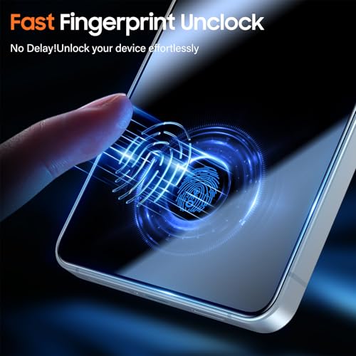 Image of UniqueMe for S26 Plus Screen Protector - 2 PACK Tempered Glass for Samsung Galaxy S26 Plus,[Fingerprint Unlocking] Easy Installation,Bubble-Free,9H Hardness,HD-Clear,3D Full-coverage
