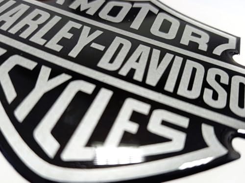Harley HD, autocollant en résine effet 3D en relief. Autocollant pour voiture, moto, réservoir,...