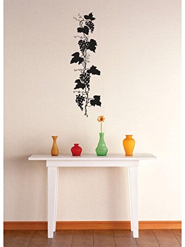 Vinyl Wall Decal Sticker : Grapes Vine Fruit Kitchen Image Bedroom Bathroom Living