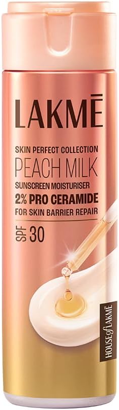 Peach Milk Moisturizer, SPF 24 PA Sunscreen Lotion, 120 ml