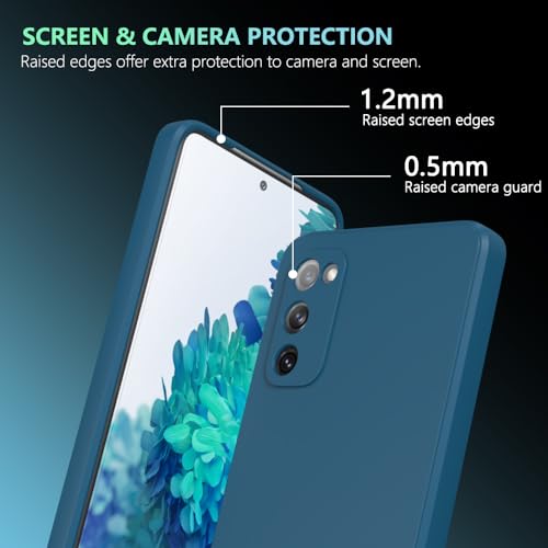 Image of for Samsung Galaxy S20 FE Case Dark Blue, Scratch Resistant with Soft Touch, Slim Thin Phone Cover for Samsung Galaxy S20 FE