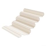 Alfombrilla de secado plegable de silicona antideslizante para platos y utensilios de cocina, para drenar frutas, verduras y secar ollas y sartenes (metros blanco)