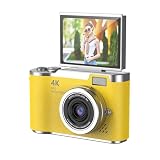 Digital Camera, 1080P HD 48MP Digital Point & Shoot Camera with 2.4 Inch HD Flip Screen, Built in...