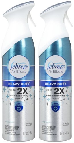 Febreze Air Effects Heavy Duty Air Refresher - Crisp Clean - 9.7 oz - 2 pk