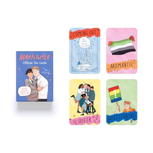 Laurence King Official Heartstopper Fan Cards: 42 Fully Illustrated Cards (Teen, Young Adult) - Kartenspiel - White - Einheitsgröße - Unisex - Pride, Allyship, Geschlecht und Identität