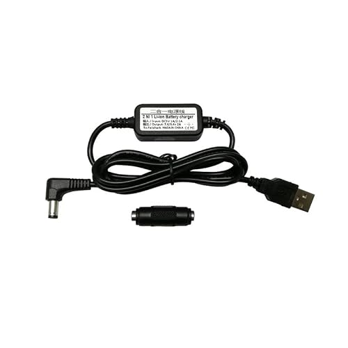 Replacement Part For 1PC FatShark Glasses 2 In 1 Power Charging Cable Fat Shark Battery Charger Line HDO W Micro Port Parts For RC FPV Drone - (Color: Clear)
