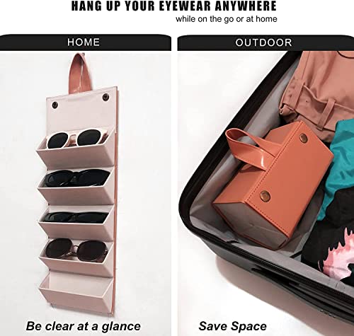 Image of House of Quirk Sunglasses Storage Box, Faux Leather Sunglasses Box