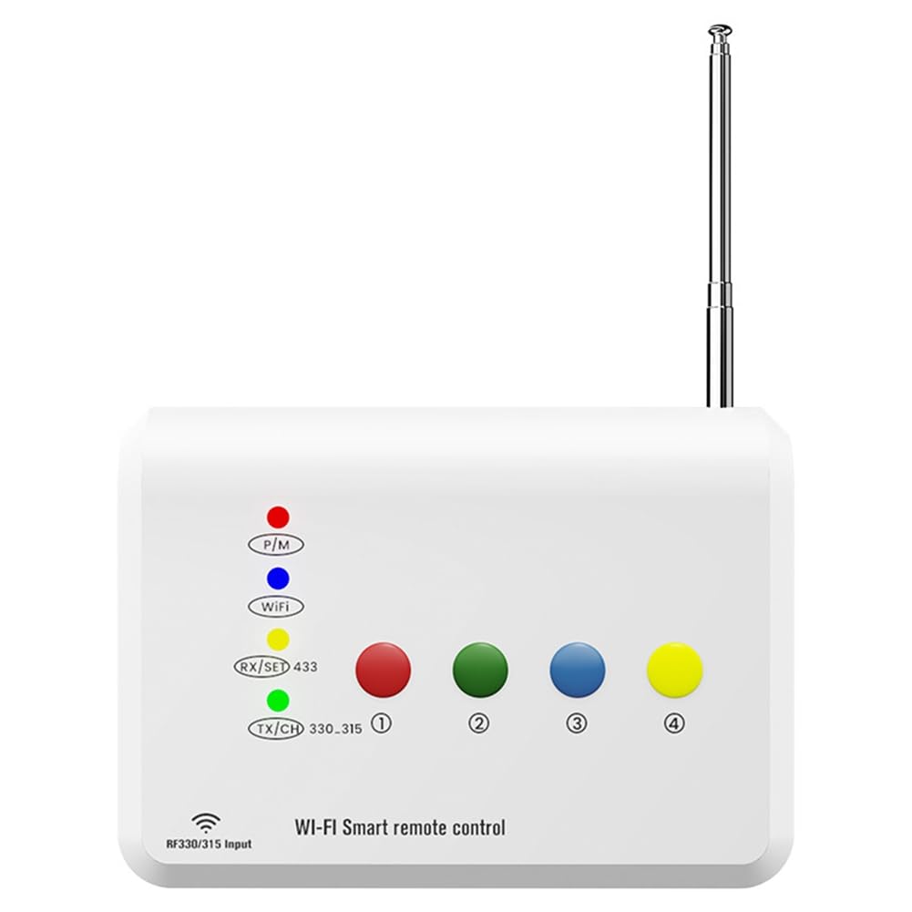 Contrôleur de Porte Intelligent WiFi Graffiti pour Portail de Garage Coulissant Double, Barrière Télescopique, Prise UE