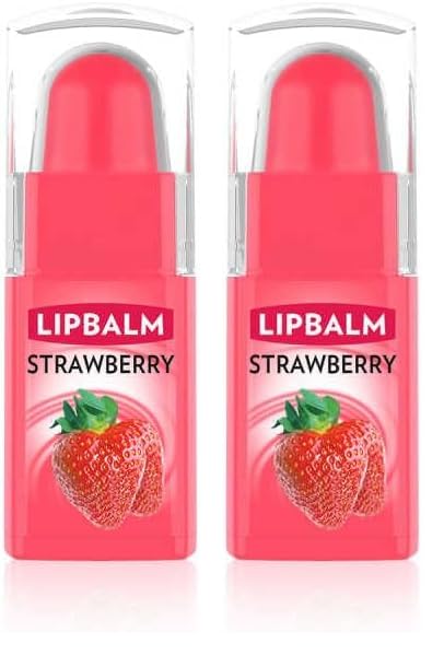 Golden Rose Mini Lipbalm Strawberry - Ruj 2li paket